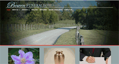 Desktop Screenshot of bowenfuneralhomewinfield.com